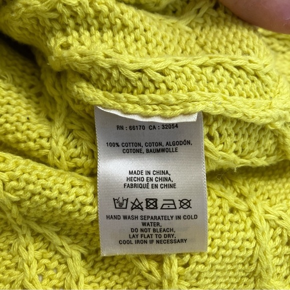 ANTHRO SPARROW yellow sweater - Picture 5 of 6